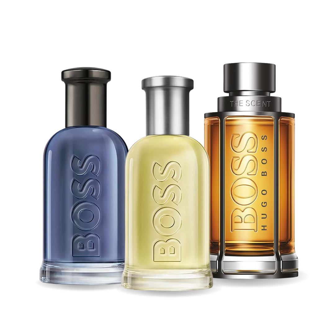 Combo de 3 Perfumes BOSS BOTTLED, BOSS THE SCENT, BOSS BOTTLED INFINITE 100ml